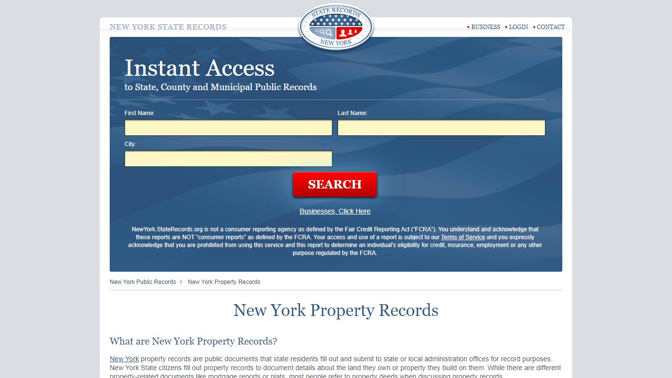 New York Property Records | StateRecords.org
